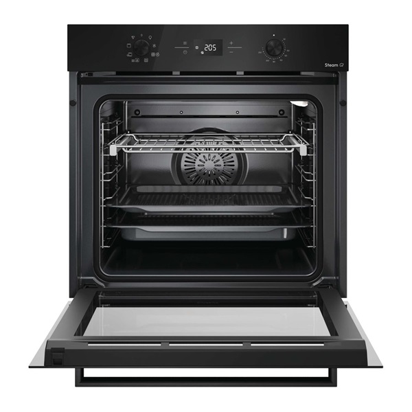 Candy CA6 NP3AT3EHTB fekete, beépíthető, sütőtér: 78 liter, légkeverés, grill sütő