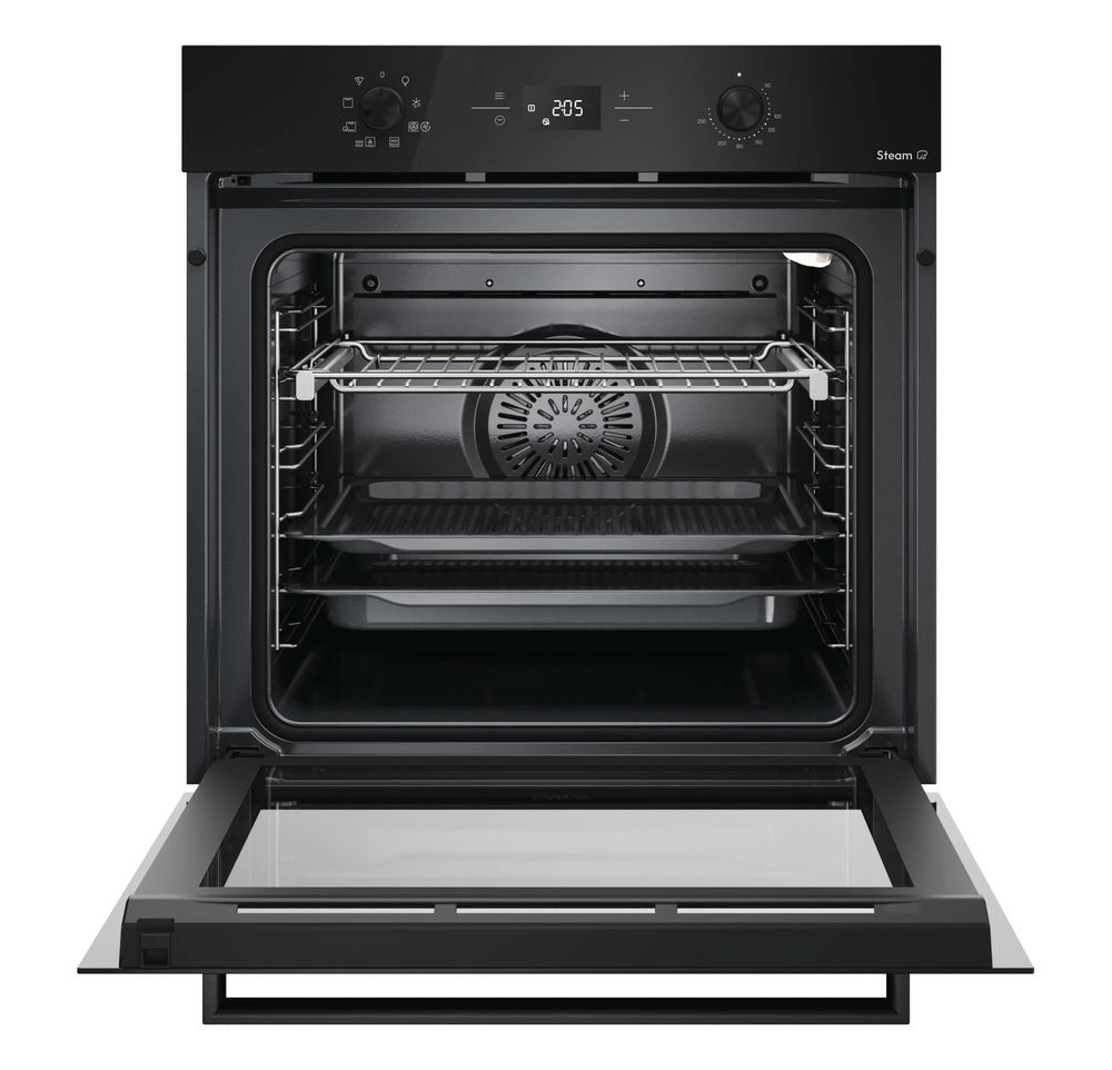 Candy CA6 NP3AT3EHTB fekete, beépíthető, sütőtér: 78 liter, légkeverés, grill sütő