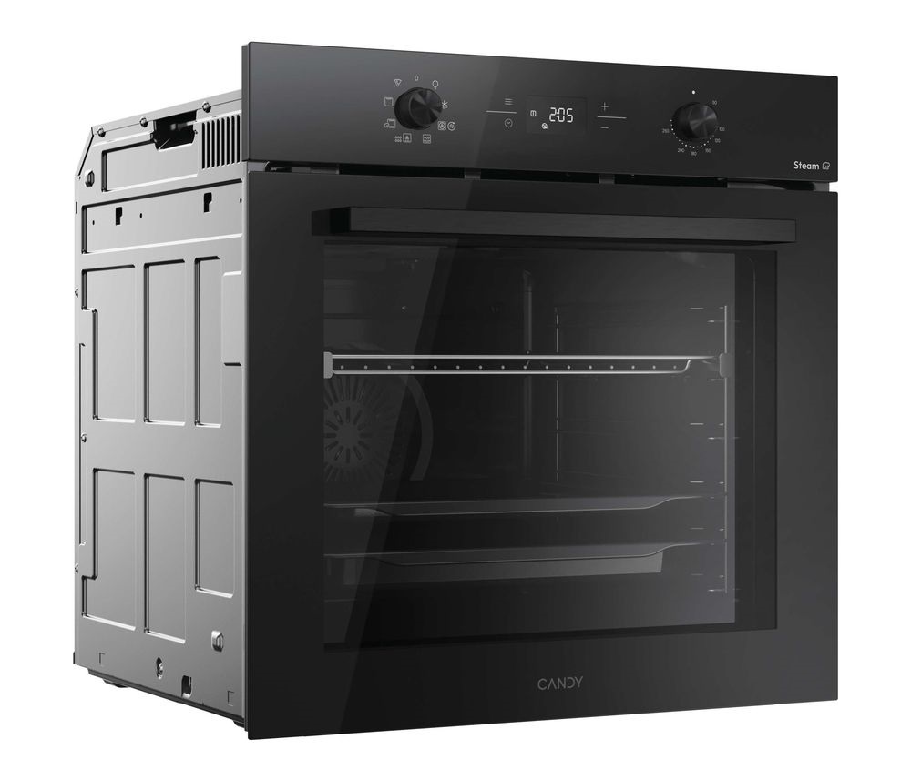 Candy CA6 NP3AT3EHTB fekete, beépíthető, sütőtér: 78 liter, légkeverés, grill sütő