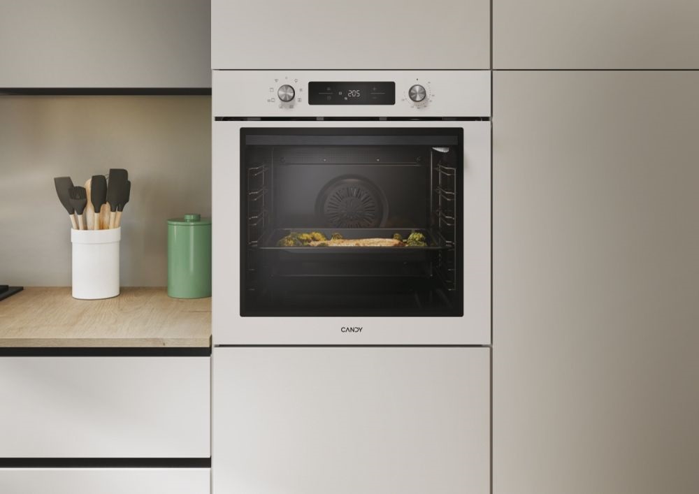 Candy CA6 NP3T2HTW fehér, beépíthető, sütőtér: 78 liter, légkeverés, grill sütő