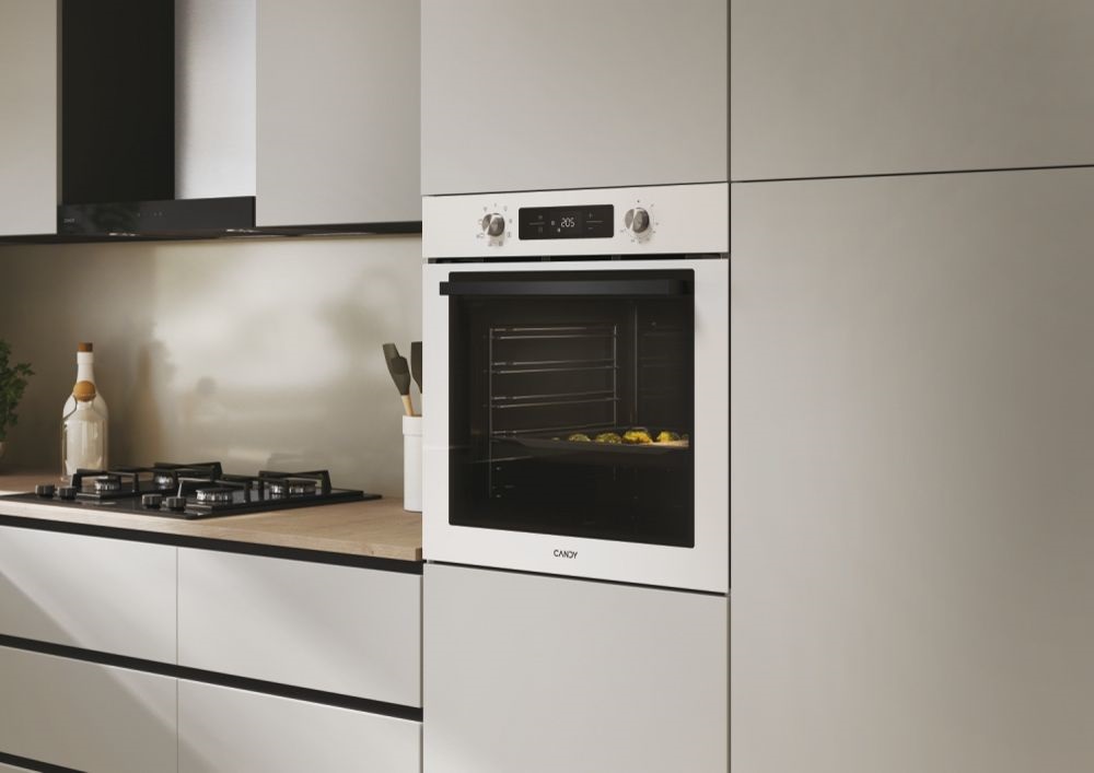 Candy CA6 NP3T2HTW fehér, beépíthető, sütőtér: 78 liter, légkeverés, grill sütő