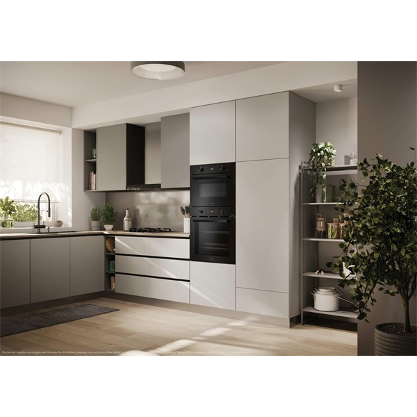 Candy CA6 NP3T3EHTB fekete, beépíthető, sütőtér: 78 liter, grill, légkeverés sütő