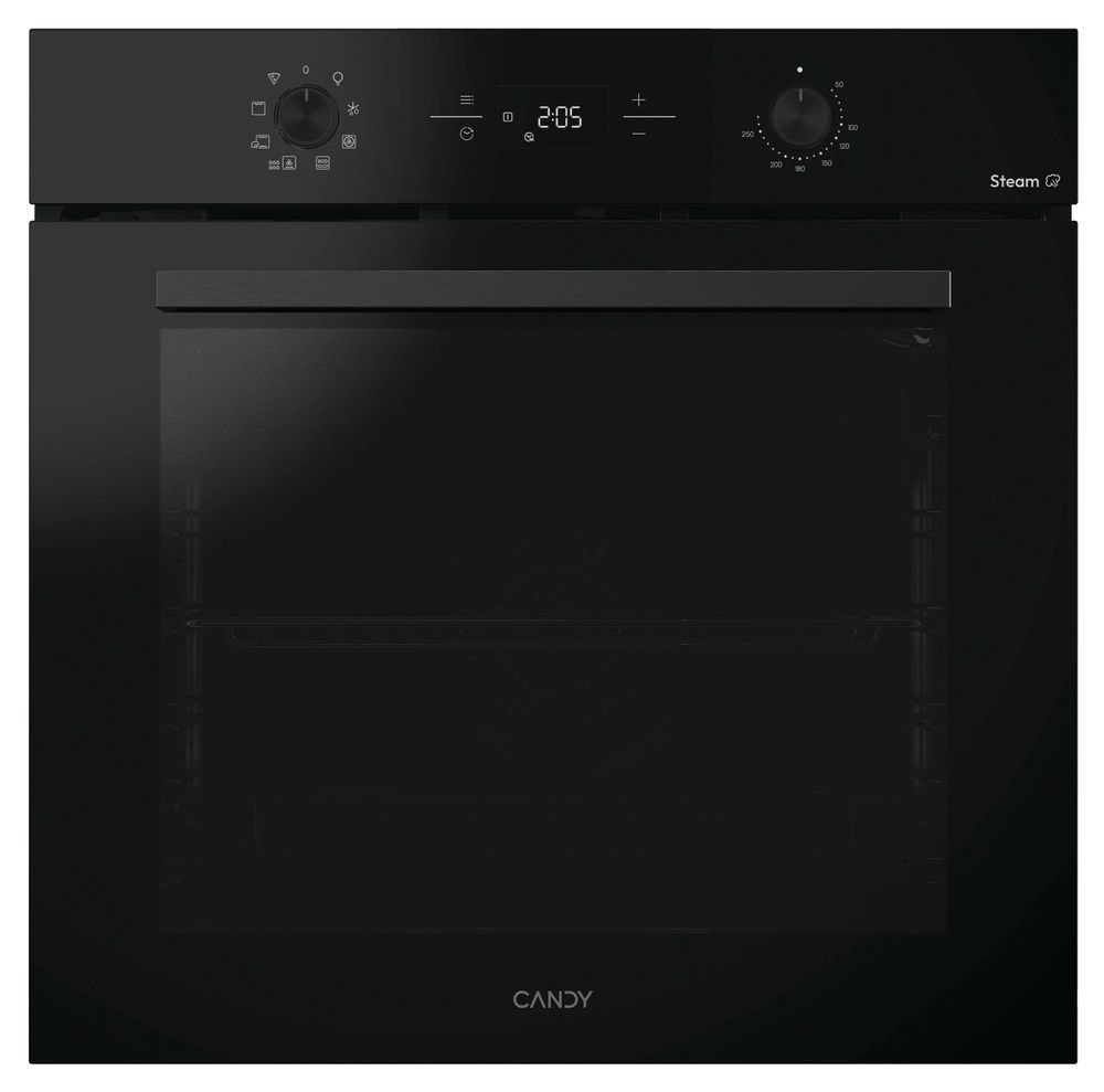 Candy CA6 NP3T3EHTB fekete, beépíthető, sütőtér: 78 liter, grill, légkeverés sütő