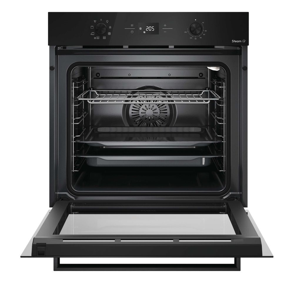 Candy CA6 NP3T3EHTB fekete, beépíthető, sütőtér: 78 liter, grill, légkeverés sütő