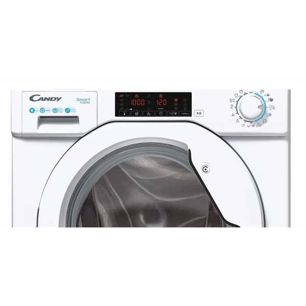 Candy CBW 48TWME-S fehér, elöltöltős, max.1400ford., 8 kg, beépíthető mosógép (Újszerű)