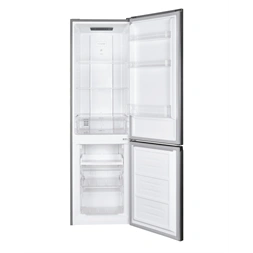 Candy CCH1T518EX inox, alulfagyasztós, Hűtő:182L, Fagyasztó:71L, No frost hűtőszekrény (Újszerű)