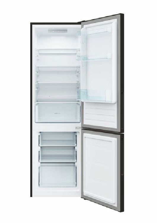 Candy CCT3L517EB fekete, alulfagyasztós, Hűtő:186L, Fagyasztó:74L, Low frost hűtőszekrény