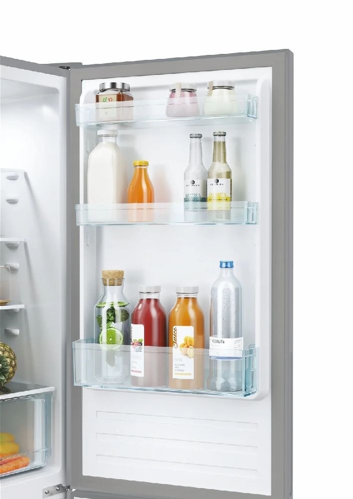 Candy CCT3L517ES ezüst, alulfagyasztós, Hűtő:186L, Fagyasztó:74L, Low frost hűtőszekrény