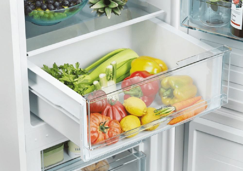 Candy CCT3L517EW fehér, alulfagyasztós, Hűtő:186L, Fagyasztó:74L, Low frost hűtőszekrény