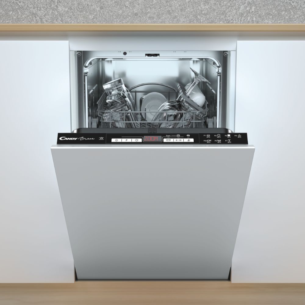 Candy CDIH 2D949 fehér, programok száma:7, beépíthető, 9 terítékes mosogatógép