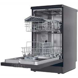 Candy CDPH 2L1047B fekete, programok száma: 5, szabadonálló, 10 terítékes mosogatógép (Újszerű)