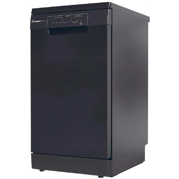 Candy CDPH 2L1047B fekete, programok száma: 5, szabadonálló, 10 terítékes mosogatógép (Újszerű)
