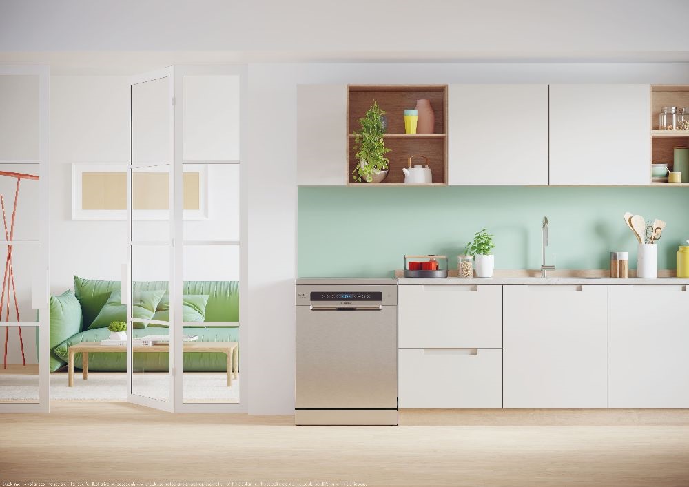 Candy CF 5C7F1X inox, programok száma: 8, szabadonálló, 15 terítékes mosogatógép 