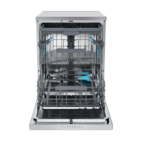 Candy CF 6B4S1PX inox, programok száma:8, szabadonálló, 10 terítékes mosogatógép