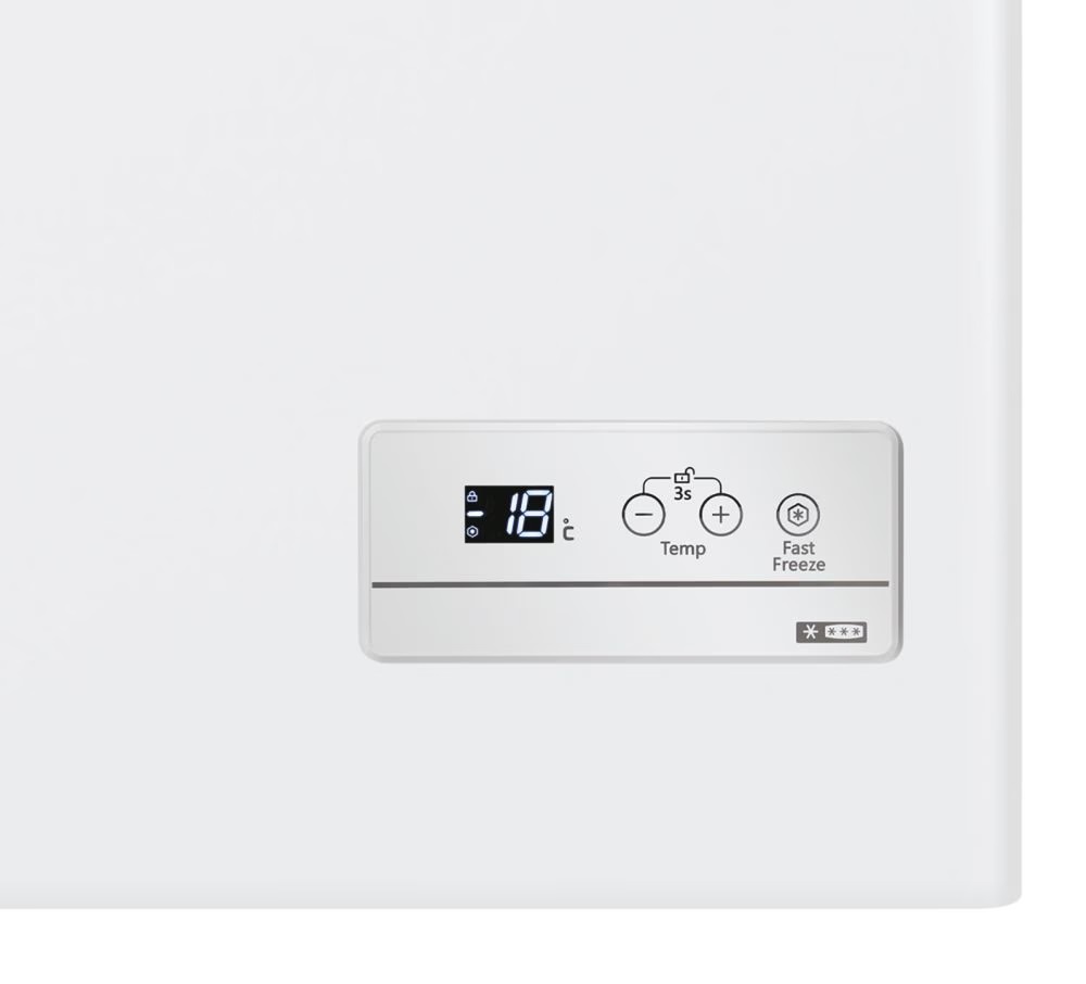 Candy CHAE 1452E fehér, Hűtő:L, Fagyasztó:137L, fagyasztóláda