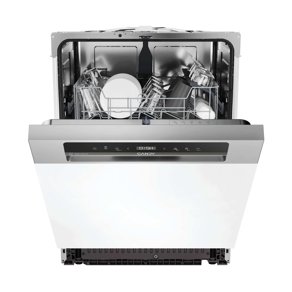 Candy CH 3E7F0S ezüst, programok száma:7, beépíthető, 13 terítékes mosogatógép