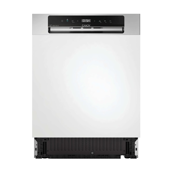 Candy CH 3E7F0S ezüst, programok száma:8, beépíthető, 11 terítékes mosogatógép