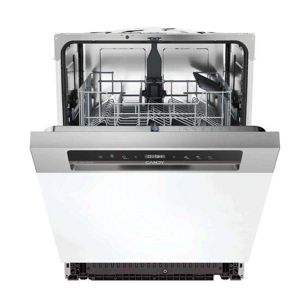 Candy CH 3E7F0S ezüst, programok száma:8, beépíthető, 11 terítékes mosogatógép
