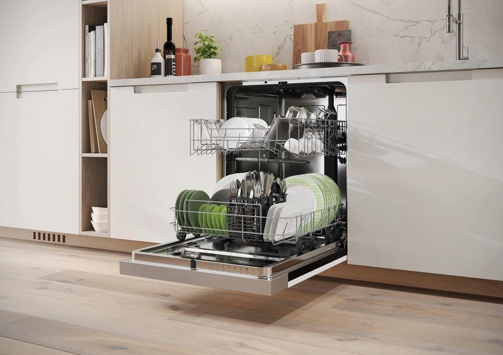 Candy CH 3E7F0S ezüst, programok száma:8, beépíthető, 11 terítékes mosogatógép