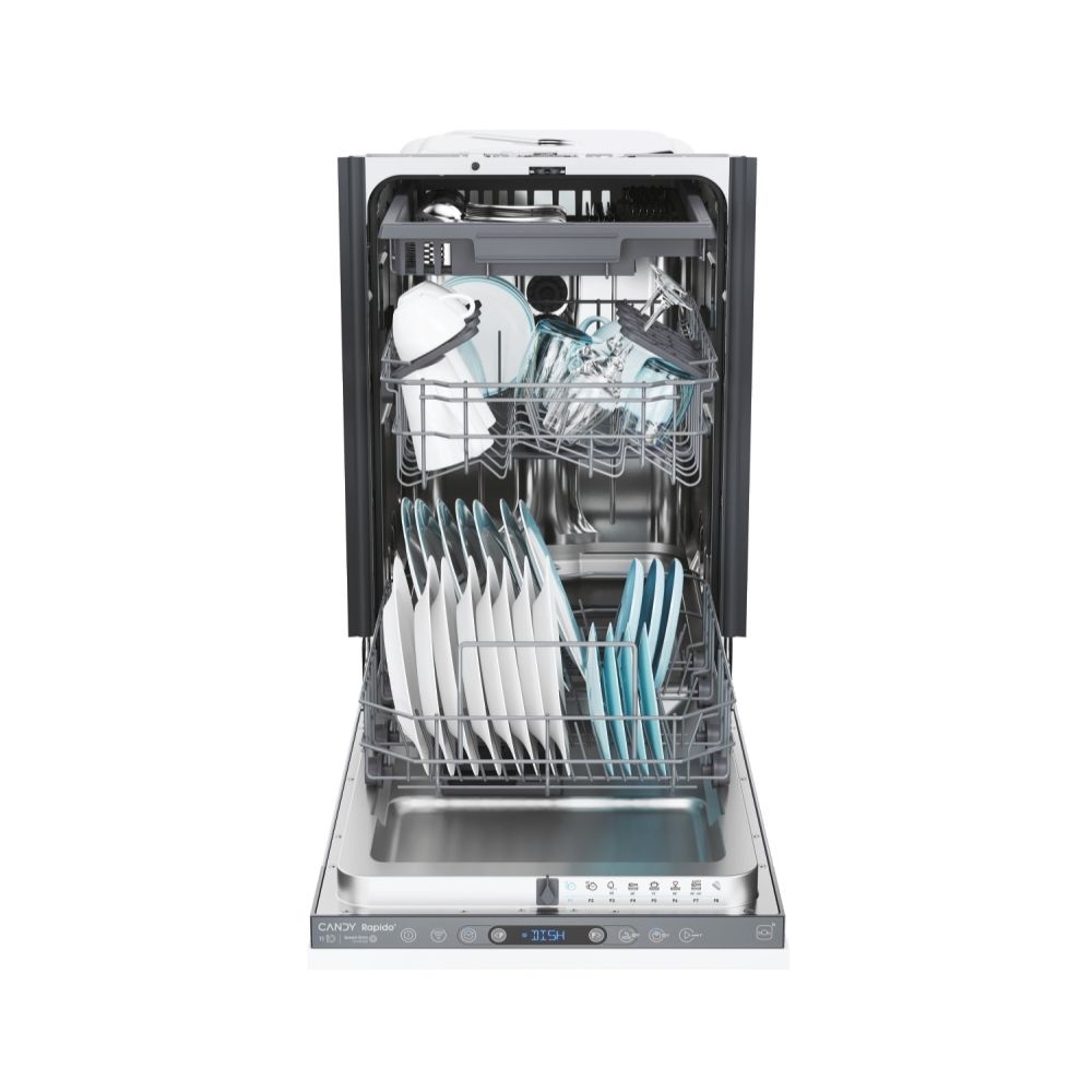 Candy CI1C7SB1FA antracit, programok száma:8, beépíthető, 11 terítékes mosogatógép