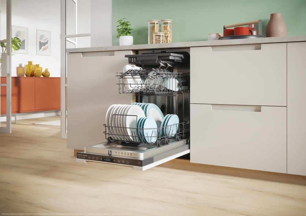 Candy CI1C7SB1FA antracit, programok száma:8, beépíthető, 11 terítékes mosogatógép