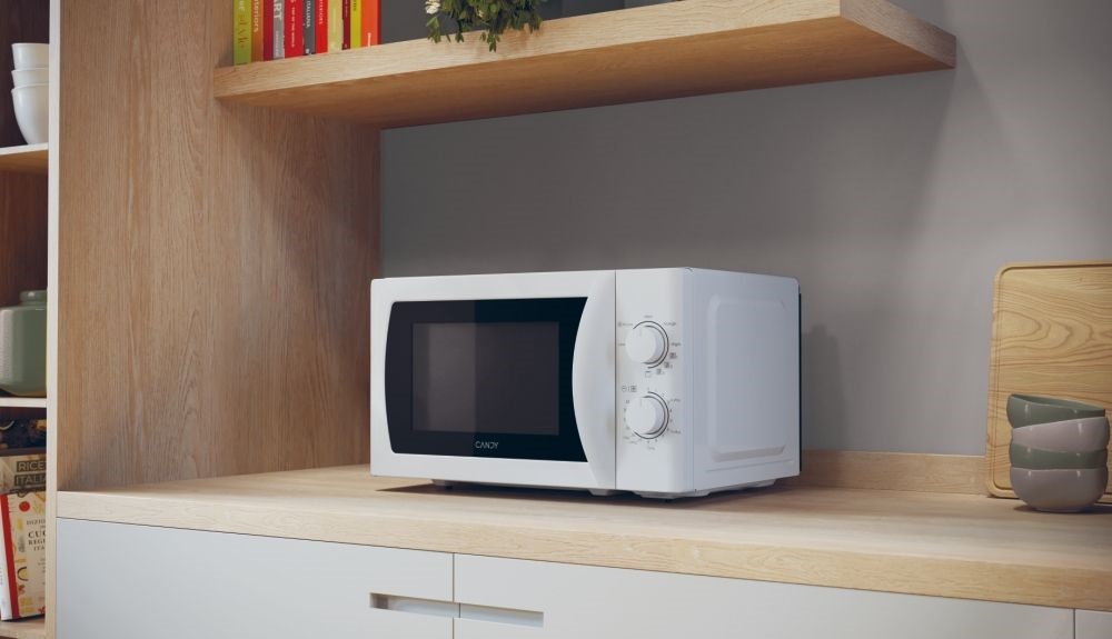 Candy CMG20SMW 1000W, 20literes, fehér, mikrohullámú sütő
