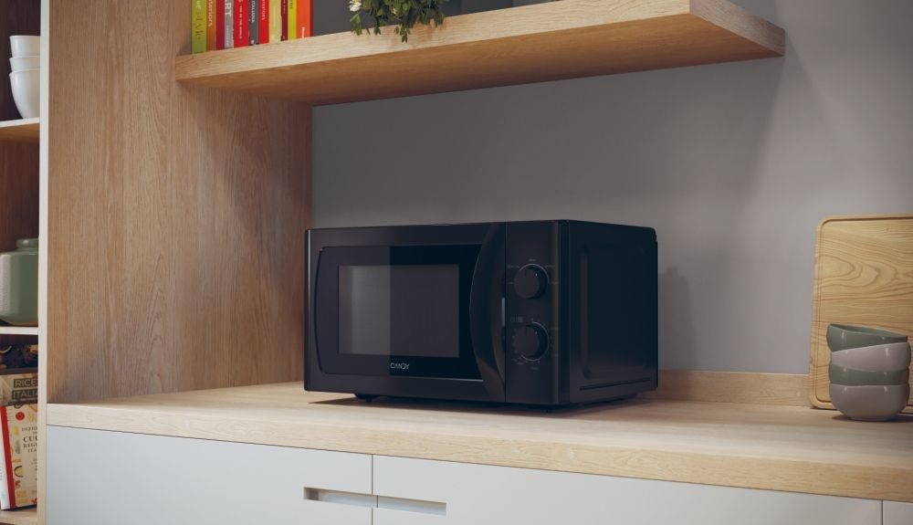 Candy CMW20SMB 700W, 20literes, fekete mikrohullámú sütő