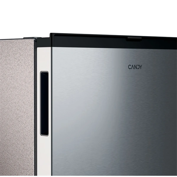 Candy CNOQ2S58EX inox, egyajtós, Hűtő:100+14L, hűtőszekrény