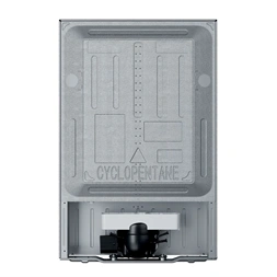 Candy CNOQ2S58EX inox, egyajtós, Hűtő:100+14L, hűtőszekrény