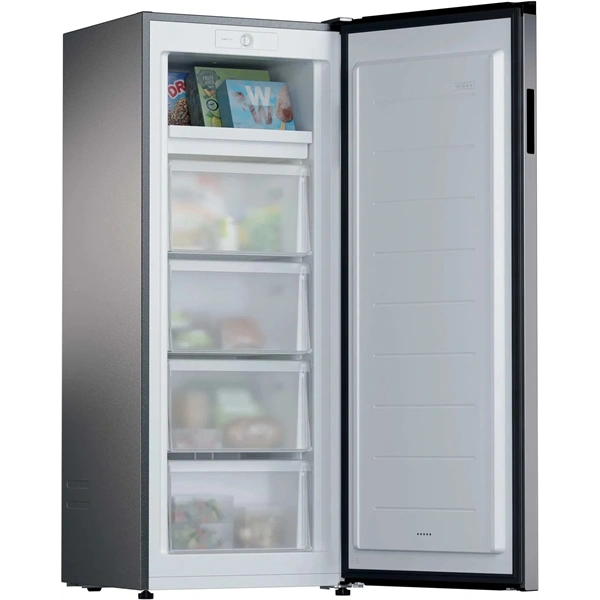 Candy CNUQ2L513EX inox, egyajtós, Fagyasztó:169L, fagyasztószekrény