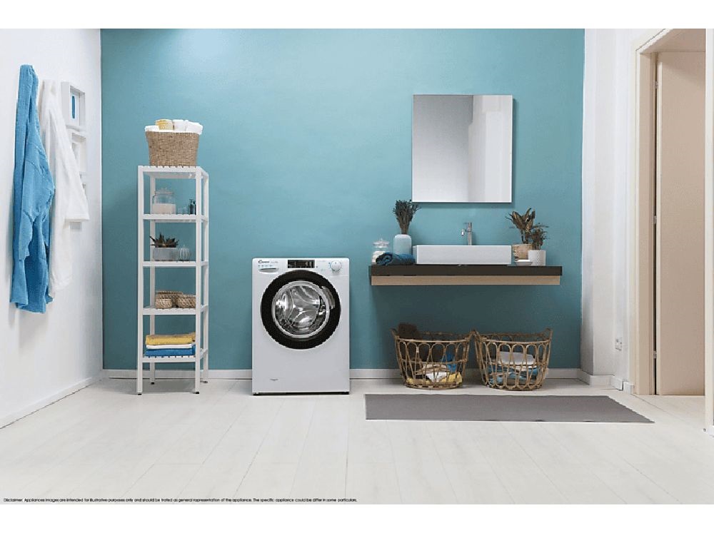 Candy CO4 1275TWBE/1-S fehér, elöltöltős, keskeny, max.1200ford., 7 kg, mosógép