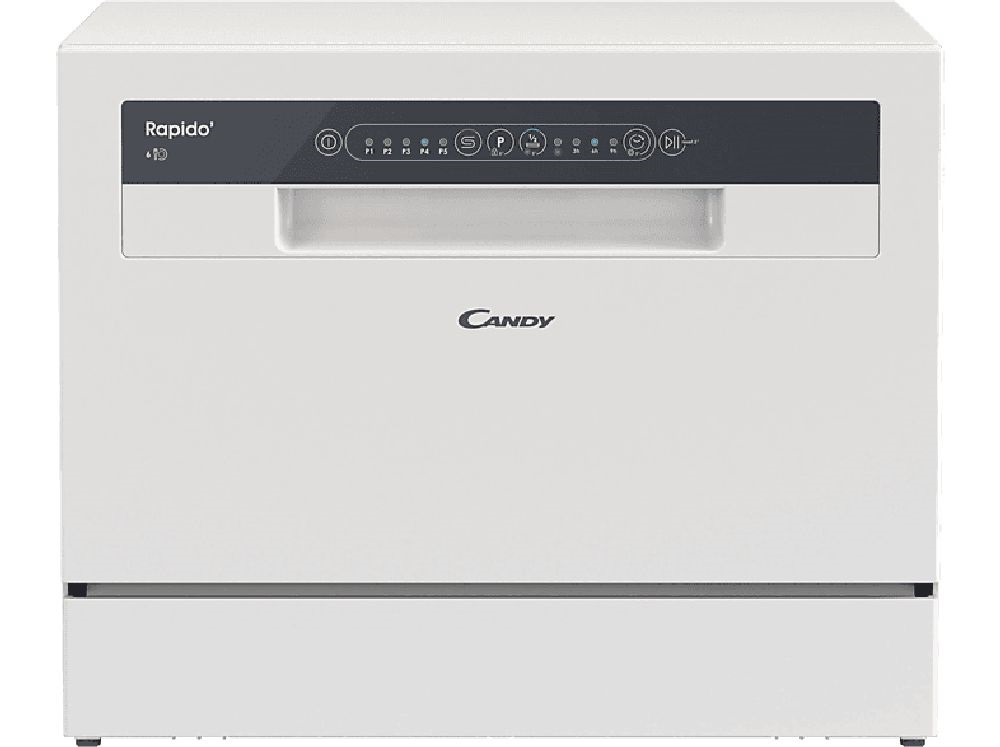 Candy CP 6E51LW fehér, programok száma: 5, asztali, 6 terítékes mosogatógép 