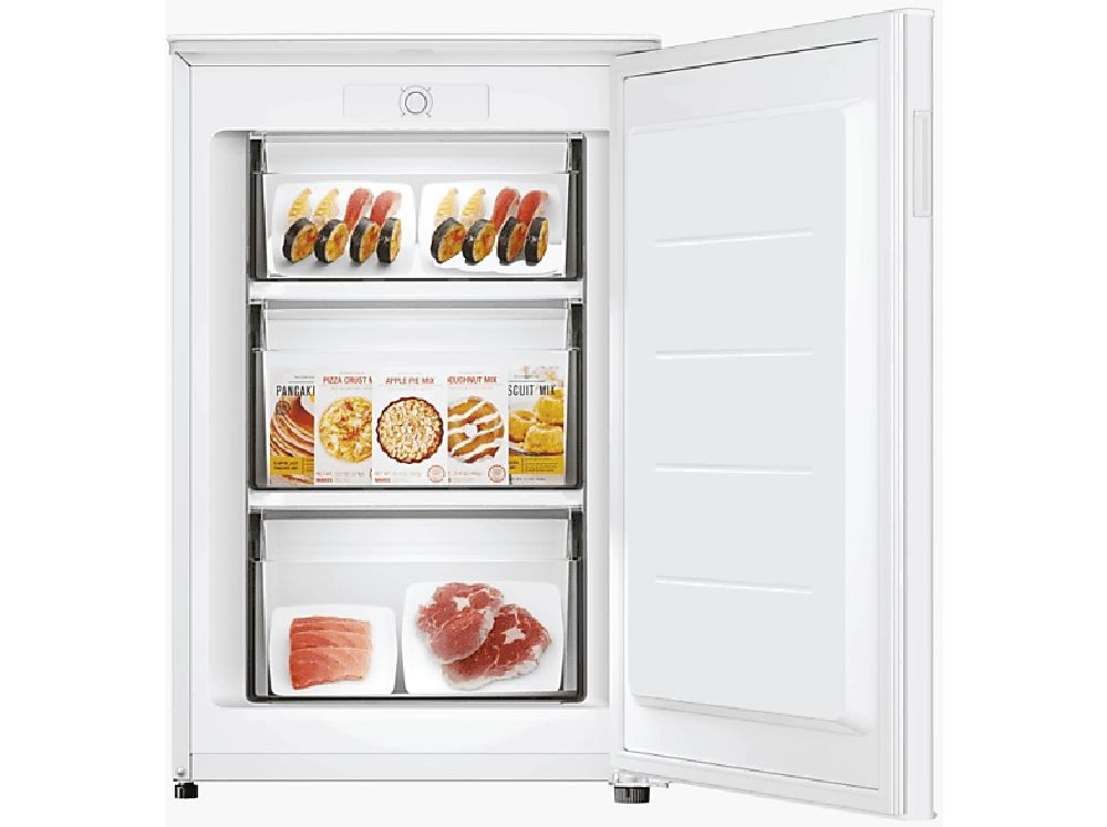 Candy CUQS 58EW fehér, egyajtós, Hűtő:L, Fagyasztó:85L, fagyasztószekrény