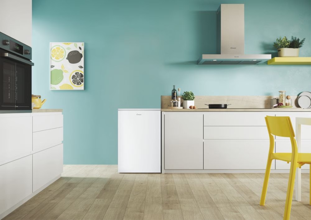 Candy CUQS 58EW fehér, egyajtós, Hűtő:L, Fagyasztó:85L, fagyasztószekrény