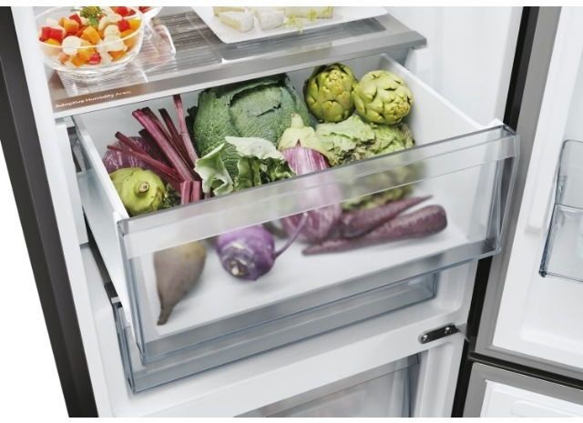 Candy ECN2CQTEB186, alulfagyasztós, Hűtő:235L, Fagyasztó:120L, Total No frost hűtőszekrény