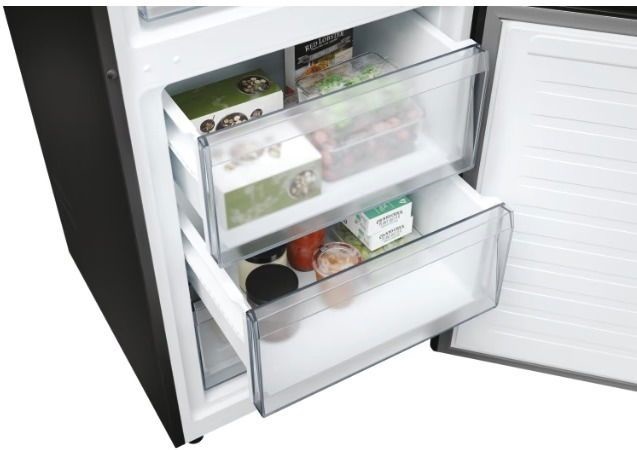 Candy ECN2CQTEB186, alulfagyasztós, Hűtő:235L, Fagyasztó:120L, Total No frost hűtőszekrény