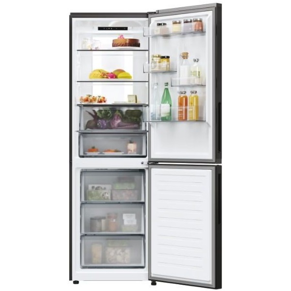 Candy ECN2CQTEB186, alulfagyasztós, Hűtő:235L, Fagyasztó:120L, Total No frost hűtőszekrény