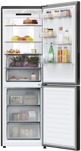 Candy ECN2CQTEB186, alulfagyasztós, Hűtő:235L, Fagyasztó:120L, Total No frost hűtőszekrény