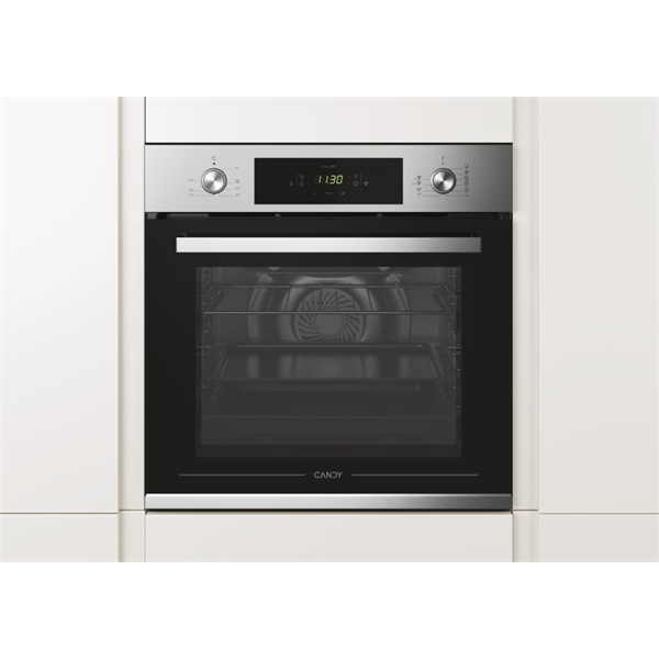 Candy FCP825XL E0/E fekete-inox beépíthető sütő