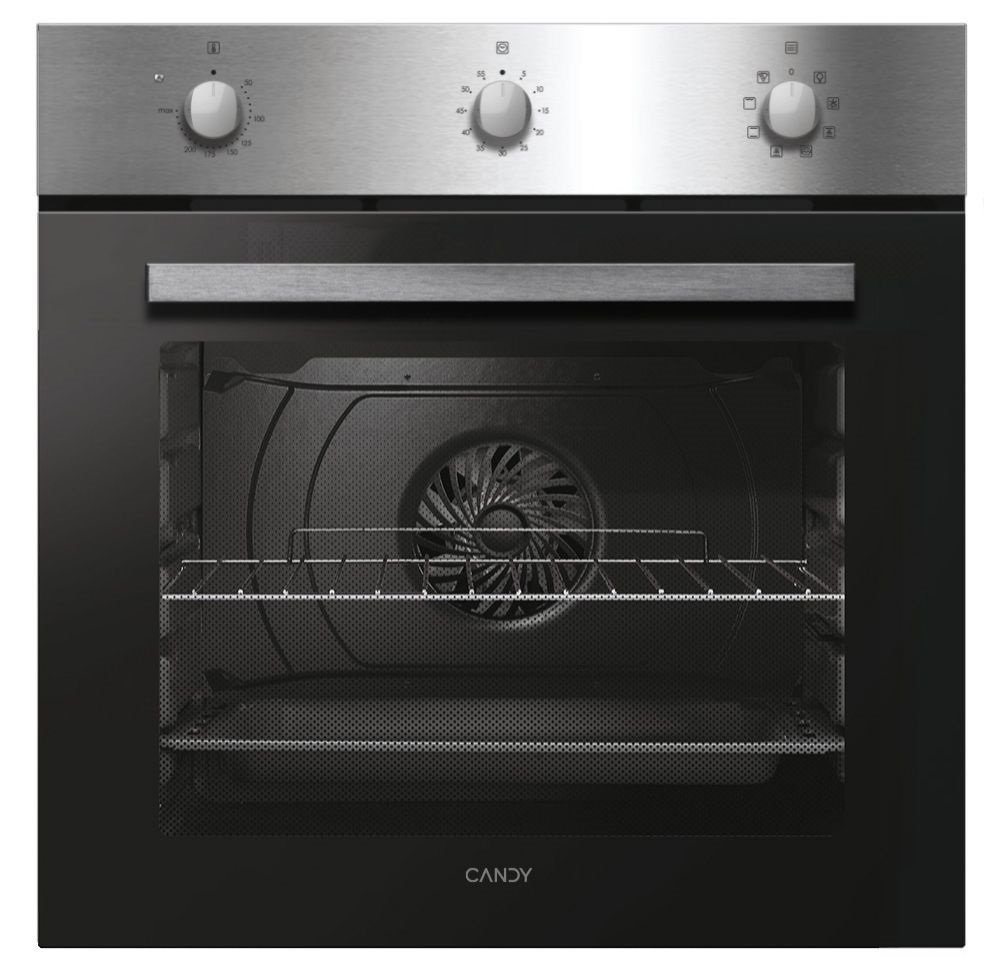 Candy FIDC X602/CA inox, beépíthető, sütőtér: 65L, légkeverés, sütő
