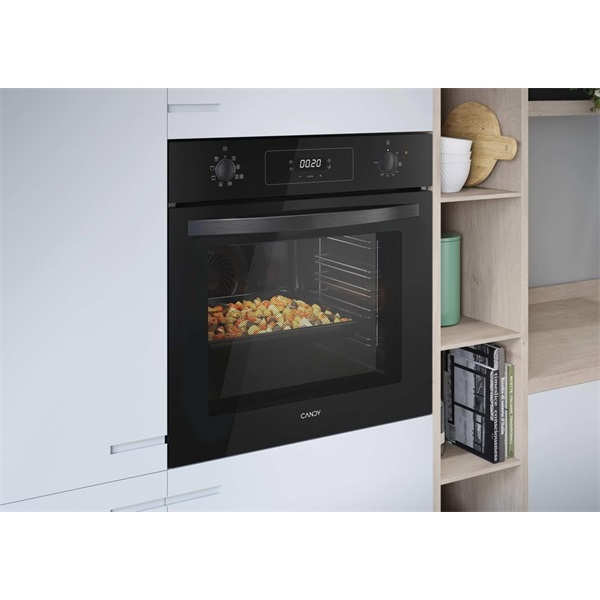 Candy F ACDI Z600 L fekete, beépíthető, sütőtér: 70liter, grill, légkeverés, sütő