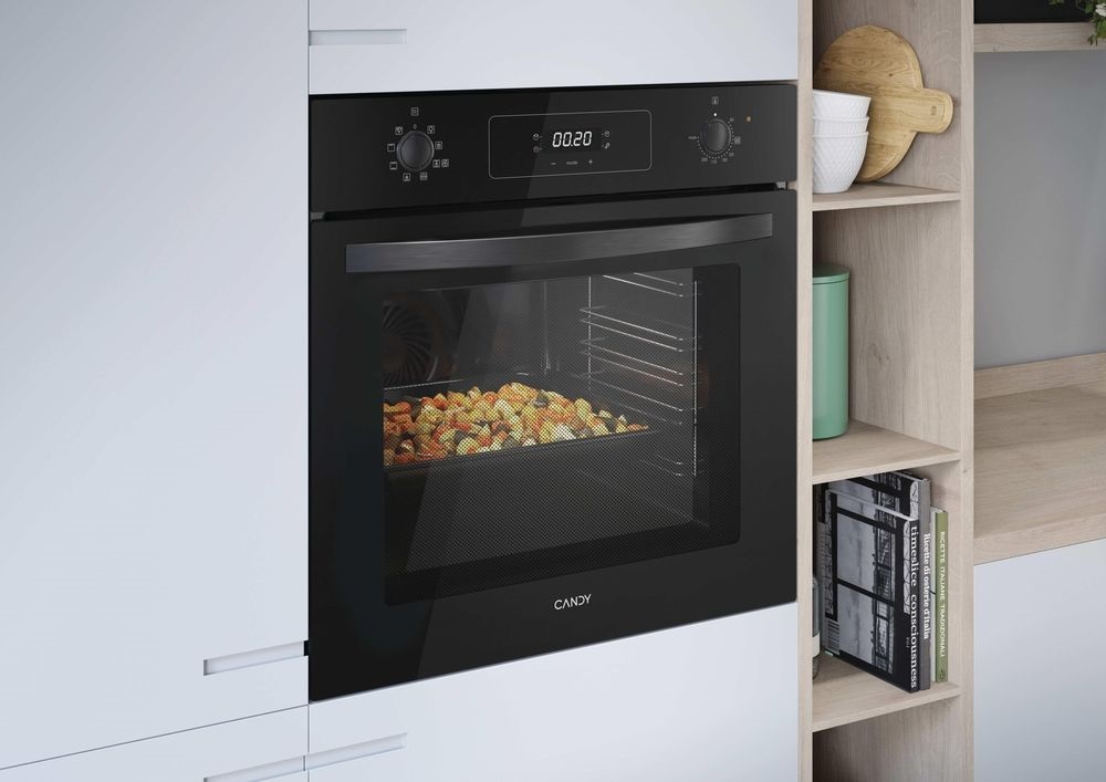 Candy F ACDI Z600 L fekete, beépíthető, sütőtér: 70liter, grill, légkeverés, sütő