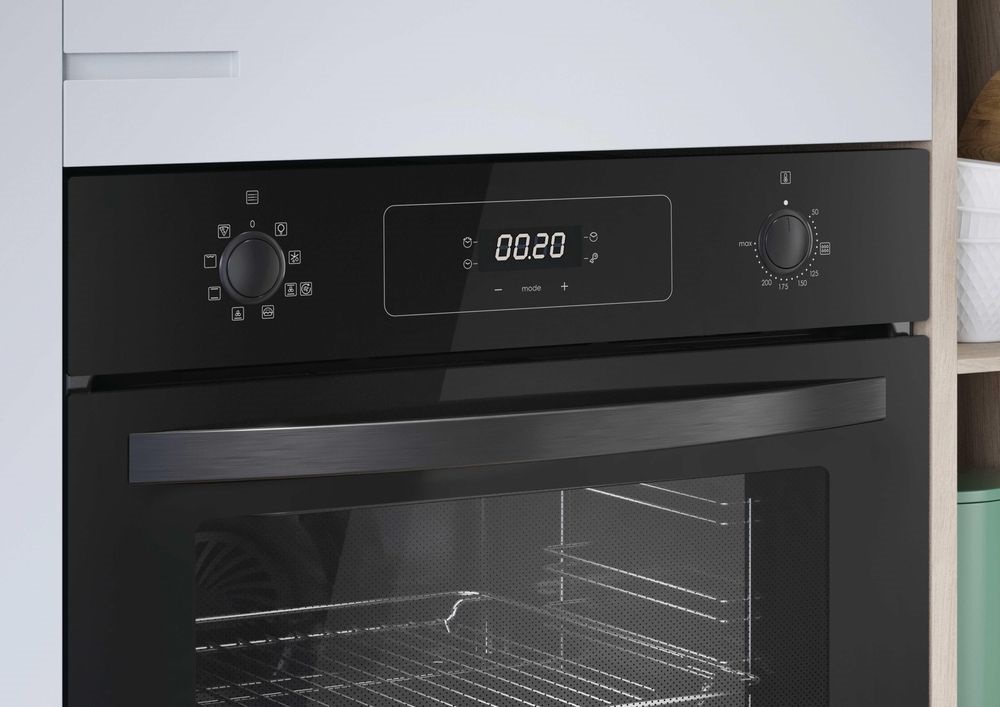 Candy F ACDI Z600 L fekete, beépíthető, sütőtér: 70liter, grill, légkeverés, sütő