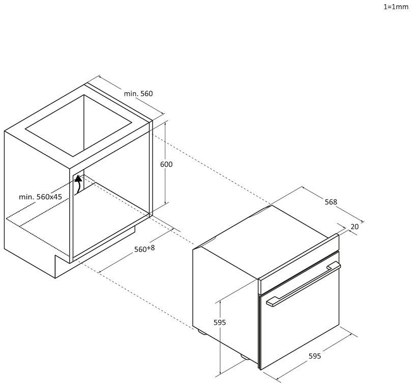 Candy PCA6 NP3T3EHTB fekete, beépíthető, sütőtér: 78L, grill, sütő
