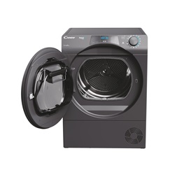 Candy RP4 H7A2TRER-S antracit, 7kg, hőszivattyús, keskeny, szárítógép (Újszerű)