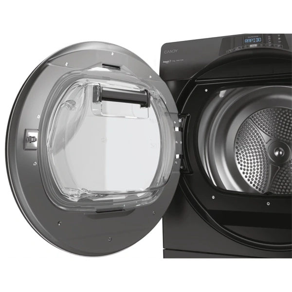 Candy RPEH9A2TBCEBX-S fekete, 9 kg, hőszivattyús, szárítógép