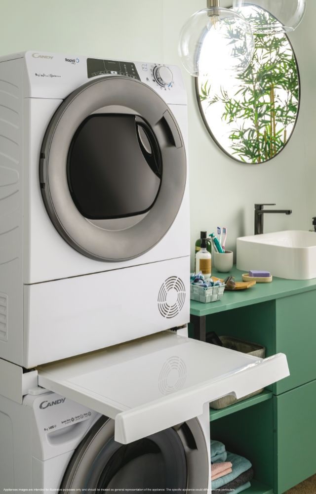 Candy RPE H9A2TRE-S Rapido fehér, 9 kg, hőszivattyús, szárítógép