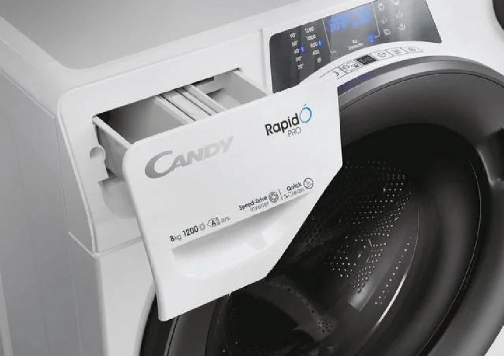 Candy RP 286BWMR8/1-S fehér, elöltöltős, max.1200ford., 8 kg, mosógép