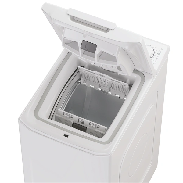 Candy TCA273D2-S fehér, felültöltős, max.: 1200ford., 7kg, mosógép