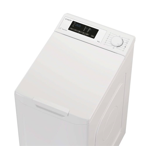 Candy TCA483D2-S 8 kg felültöltős mosógép